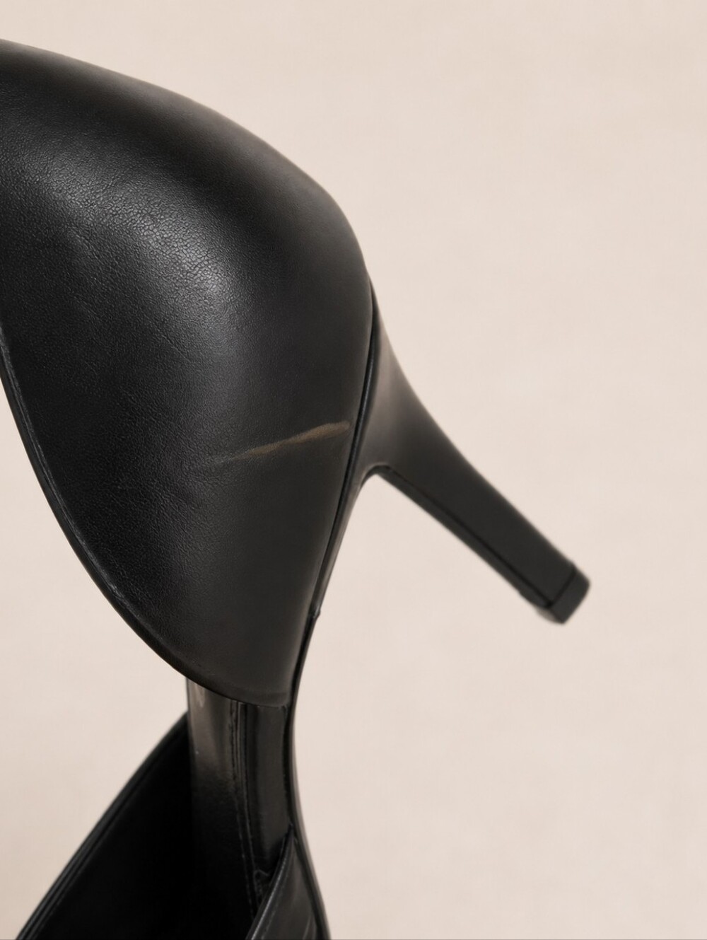 CK Black Ruched Pointed Toe Stiletto Heels Designer Dress Pumps - Picture 11 of 11